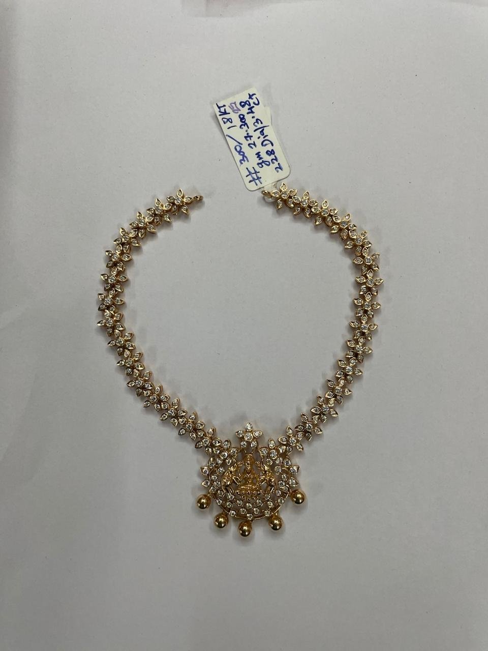 Gold Necklace - Silver jewellery Puducherry